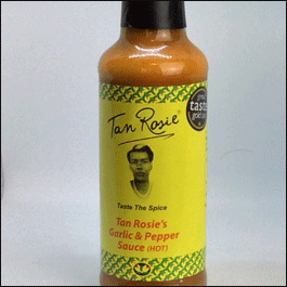 Link to Tan Rosie's garlic and pepper sauce review