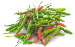 Chillies used in Thai cooking