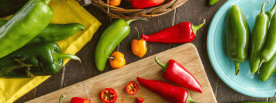 Image of mixed chillies