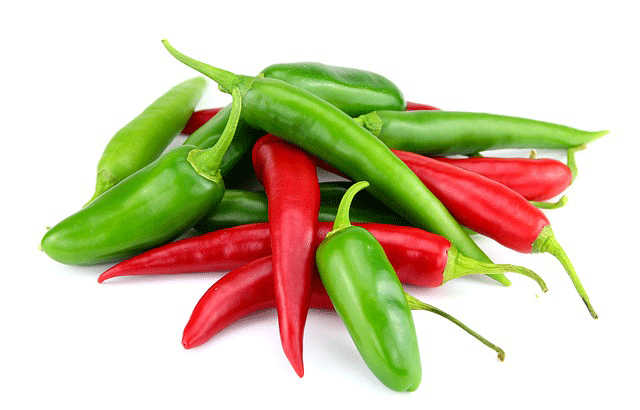 Image: Variety of chillies