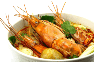 Image: Giant prawns in a bowl