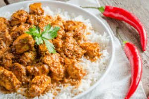 Lamb Vepadu curry made with chillies