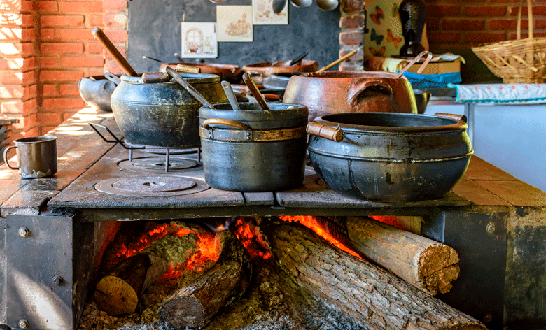 Traditional cooking in Brazil