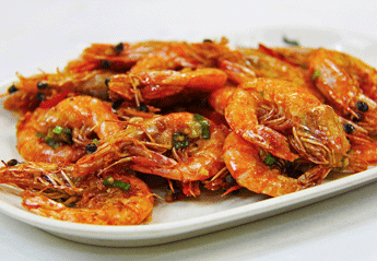 Recipes from Portugal. Piri-Piri prawns