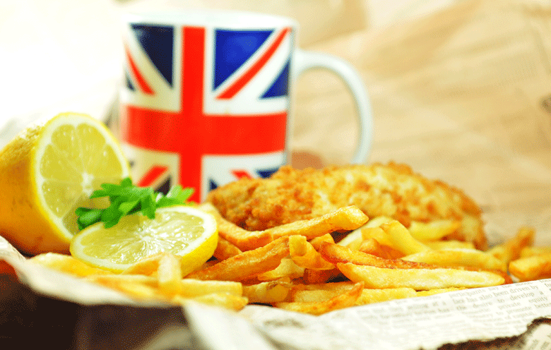 Recipes with from the United Kingdom. Fish and chips