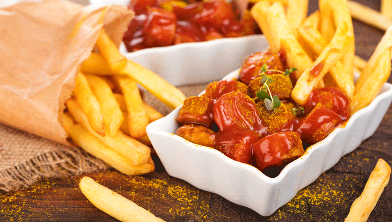 Recipes from the rest of the world. Currywurst