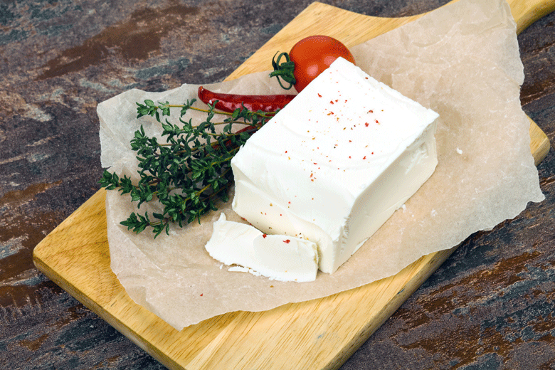Baked Feta and Chillies recipe